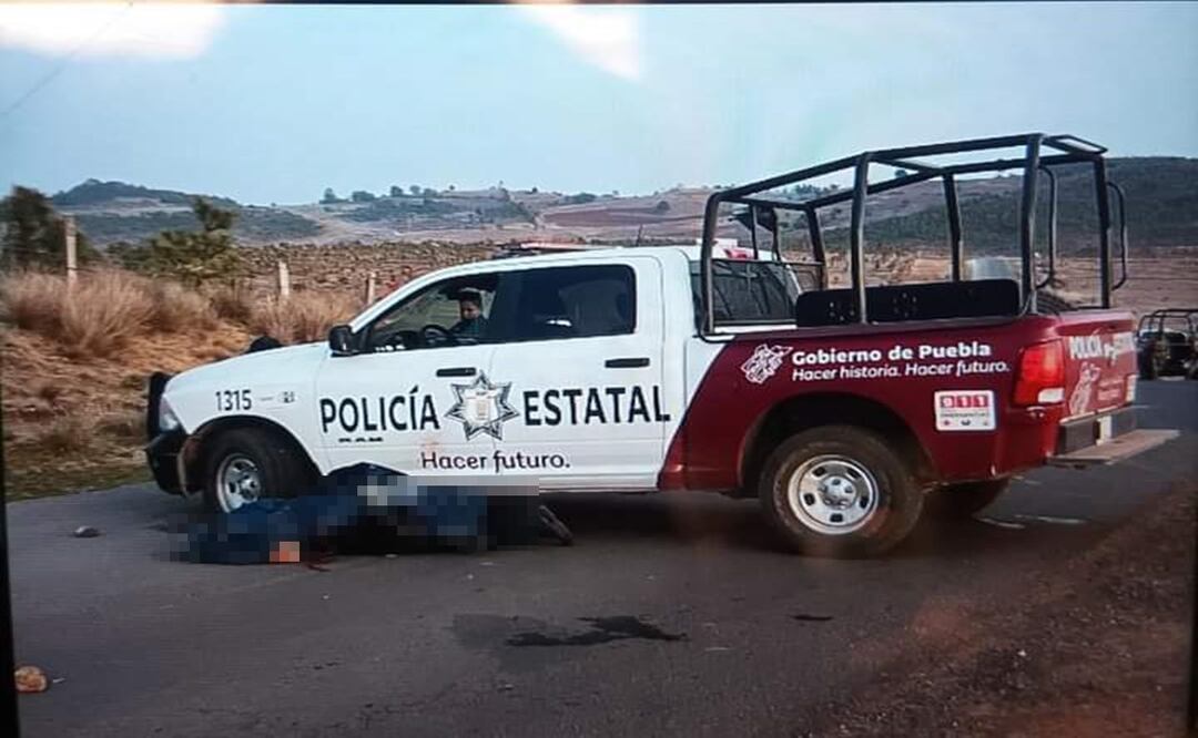 Enfrentamiento armado en Puebla deja cuatro policías muertos y dos heridos. Foto: Especial