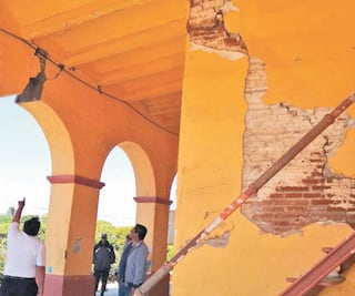 Daños menores en 5 municipios tras sismo
