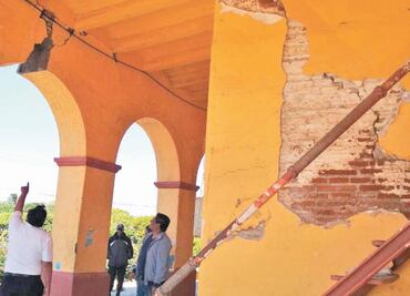 Daños menores en 5 municipios tras sismo
