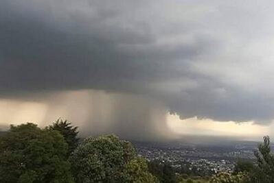 Impactan fotos y videos de las lluvias en la CDMX