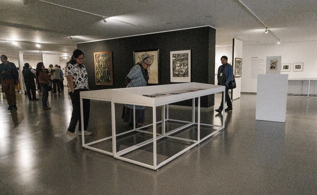 Conmemoración al 50 aniversario del Museo Carrillo Gil con un recorrido de exposiciones como una colección de Siqueiros y Carrillo Gil con la compañía de Tatiana Cuevas,Gabriela Saenz Carrillo y Lucina Jiménez. Foto: Yaretzy M. Osnaya /EL UNIVERSAL.