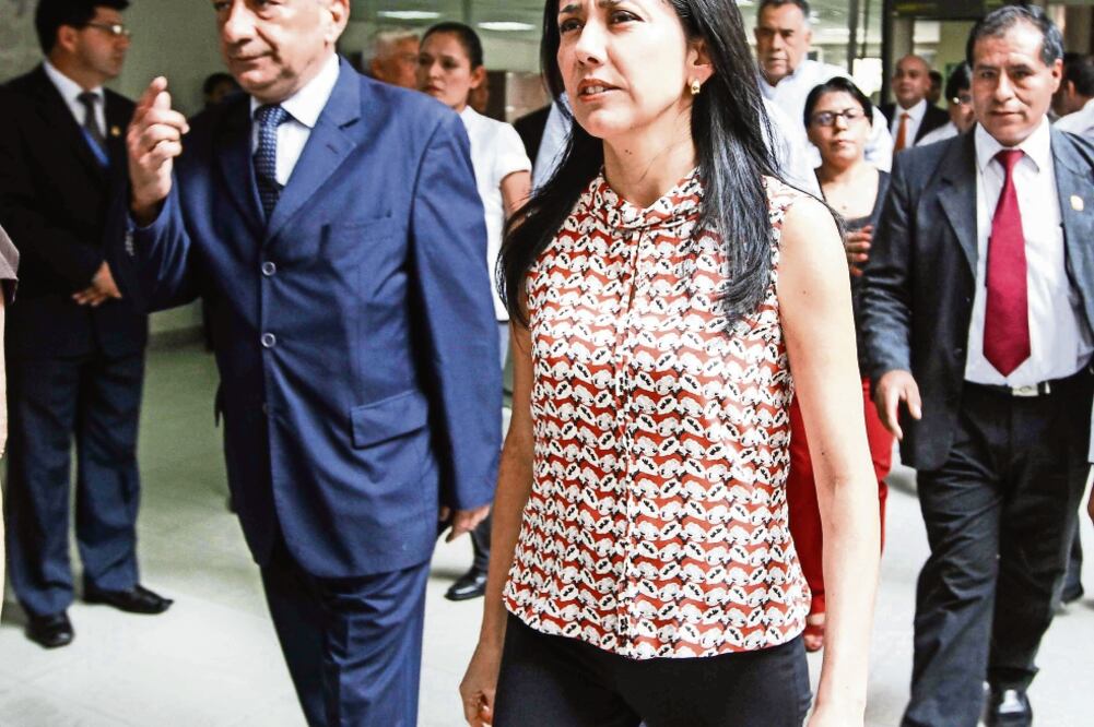 La primera dama de Perú, Nadine Heredia, en imagen del 31 de marzo pasado (ARCHIVO EFE)