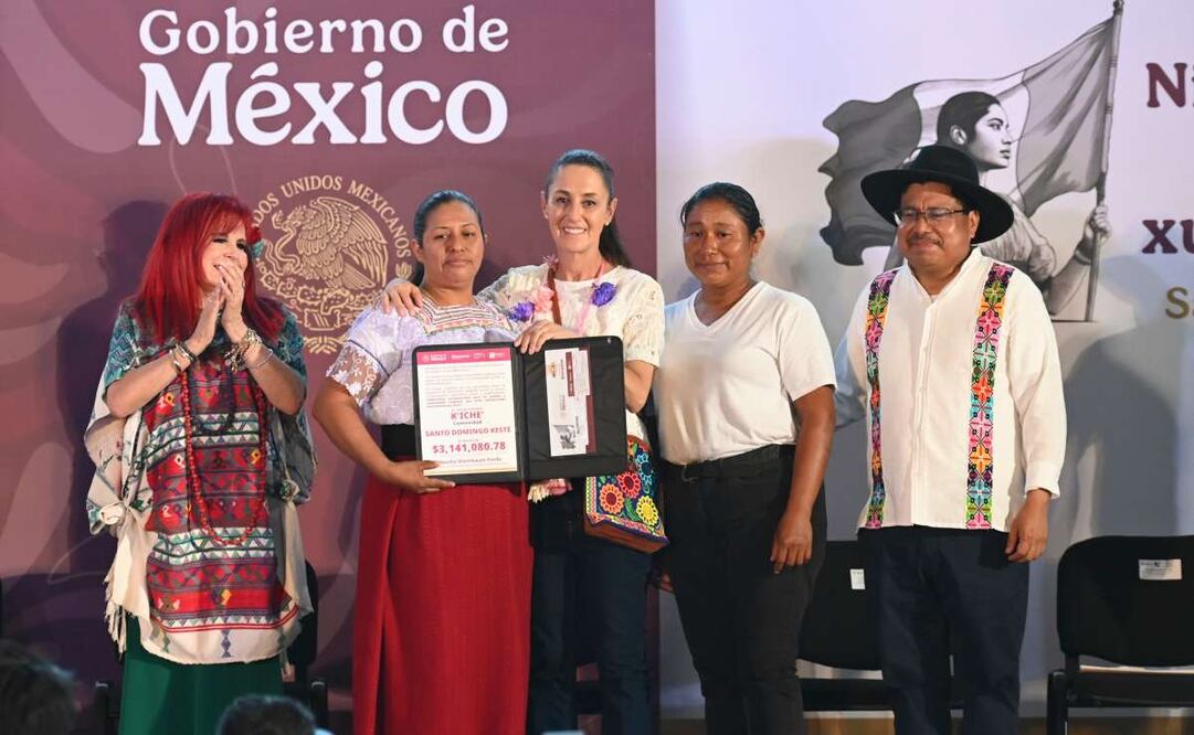 Claudia Sheinbaum en Campeche. Foto: Presidencial