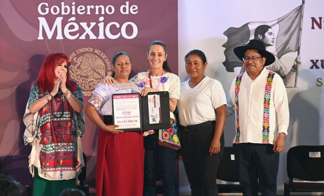 Claudia Sheinbaum en Campeche. Foto: Presidencial