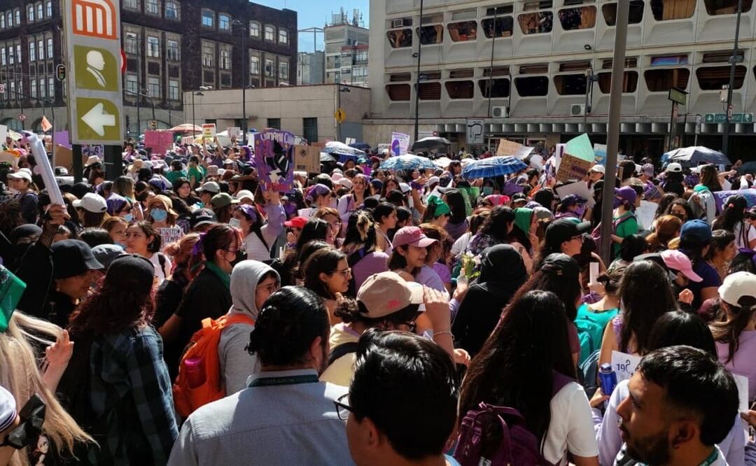 Marcha Feminista. Foto: Brenda Martínez. EL UNIVERSAL