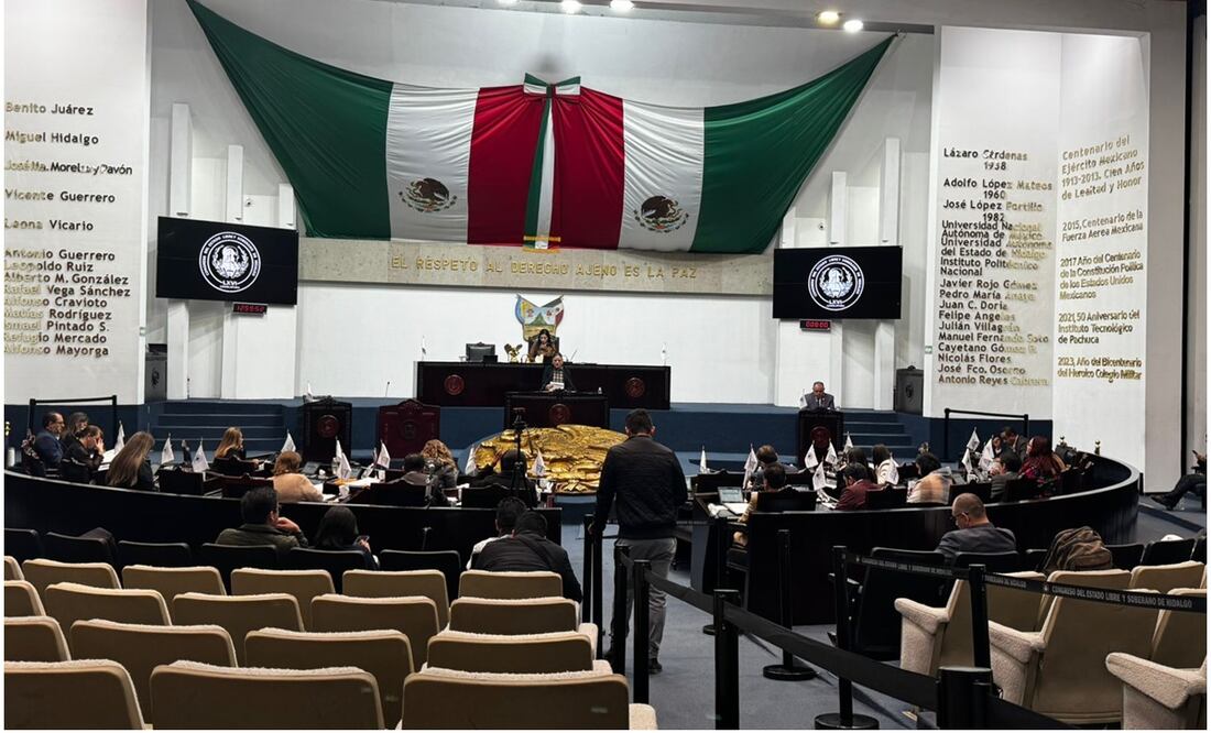 El Congreso de Hidalgo aprobó la reforma al Poder Judicial (3/11/2024). Foto: Especial