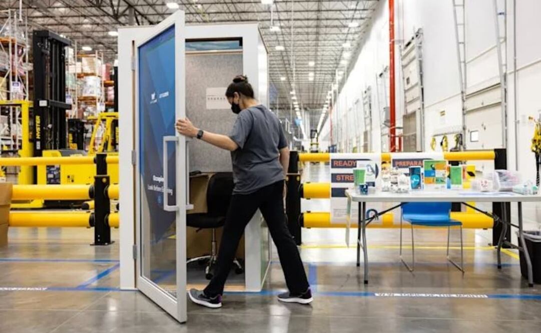 En las cabinas ven videos con técnicas de relajación. Imagen Amazon