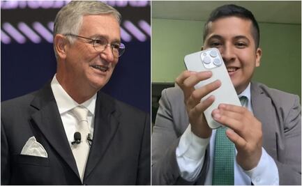 Empleado viral de Elektra presume iPhone 15 Pro Max regalado por Salinas Pliego: VIDEO