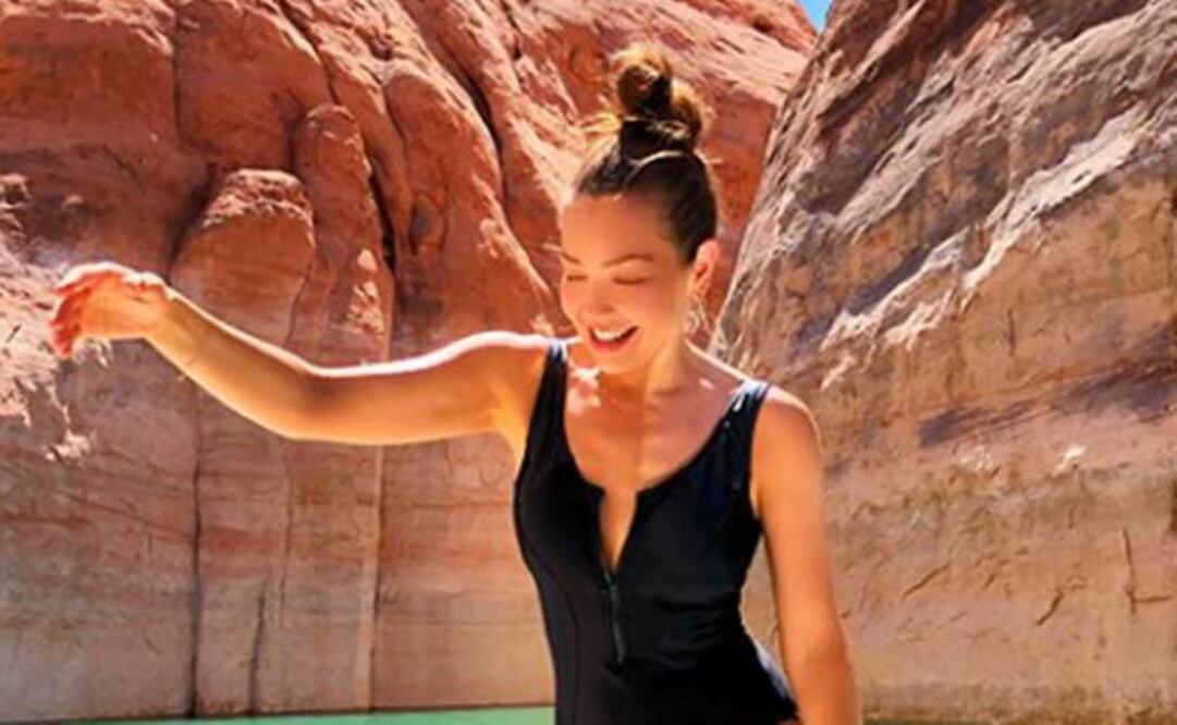 Thalía mostró sus curvas en traje de baño Foto: Instagram