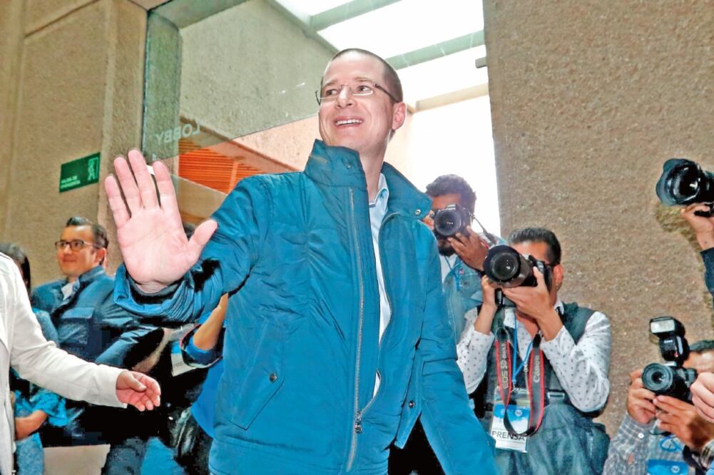 El ex candidato presidencial del PAN, Ricardo Anaya, a su llegada a la sesión del Consejo Nacional del blanquiazul.(YADÍN XOLALPA. EL UNIVERSAL)