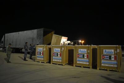 Llegan al AIFA 2.8 millones de dosis de la vacuna Abdala contra Covid-19