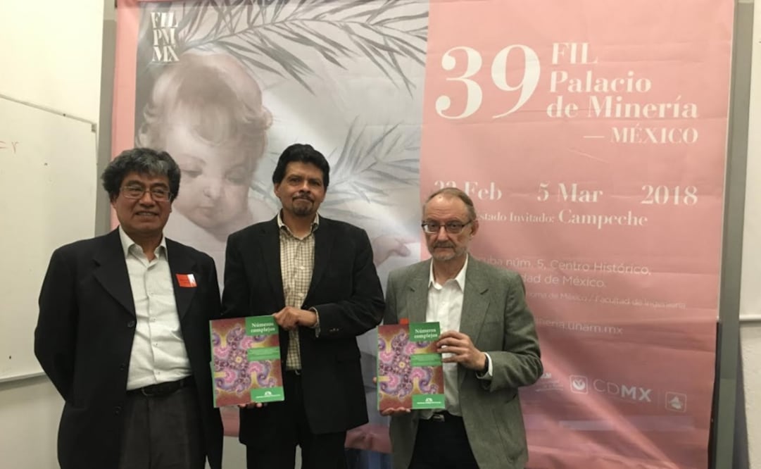 En la presentación del libro "Números complejos", editado por la UAM. (FOTO: UAM)