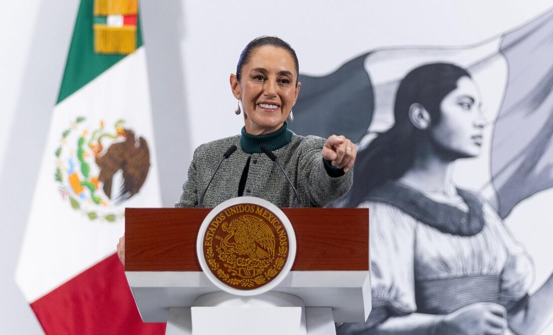 Sheinbuam da detalles de su reunión con empresarios; les pidió "invertir" para acelerar el Plan México. Foto: Hugo Salvador / EL UNIVERSAL