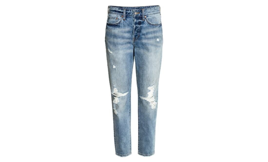 Jeans de mezclilla gruesa H&M $699