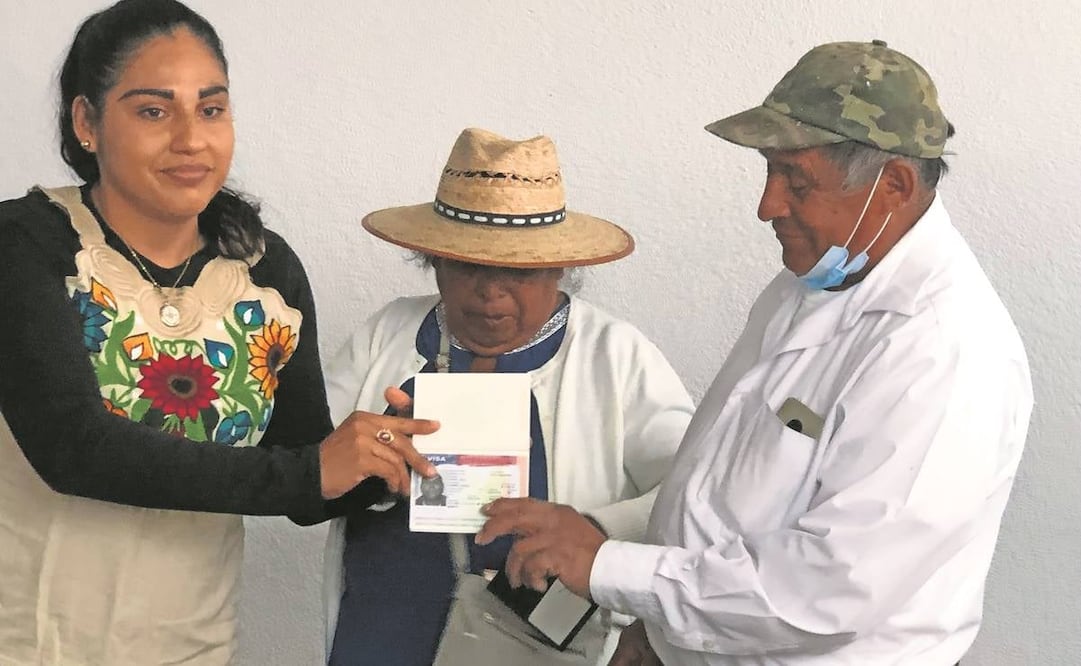 Anayeli Mejía indica que diario hay una familia feliz, con la esperanza de reunirse con los suyos. Foto: Especial