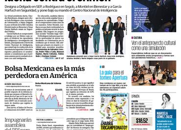 Portada impresa del 05 de julio del 2024