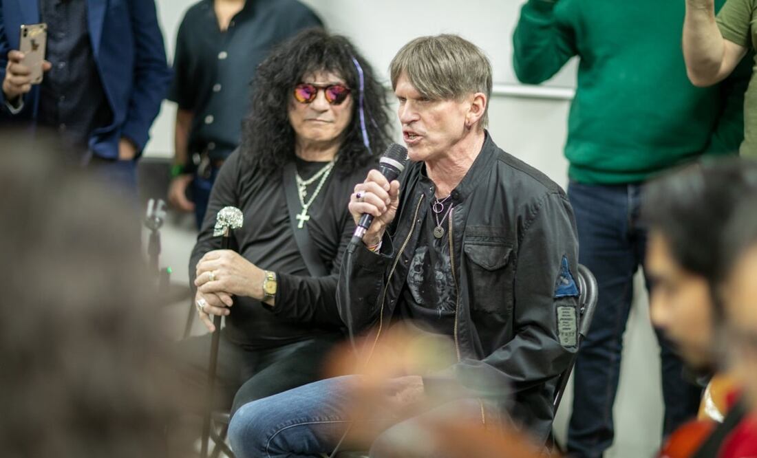 Paul Shortino y Dave Bickler en Pilares de la CDMX. Foto: Especial
