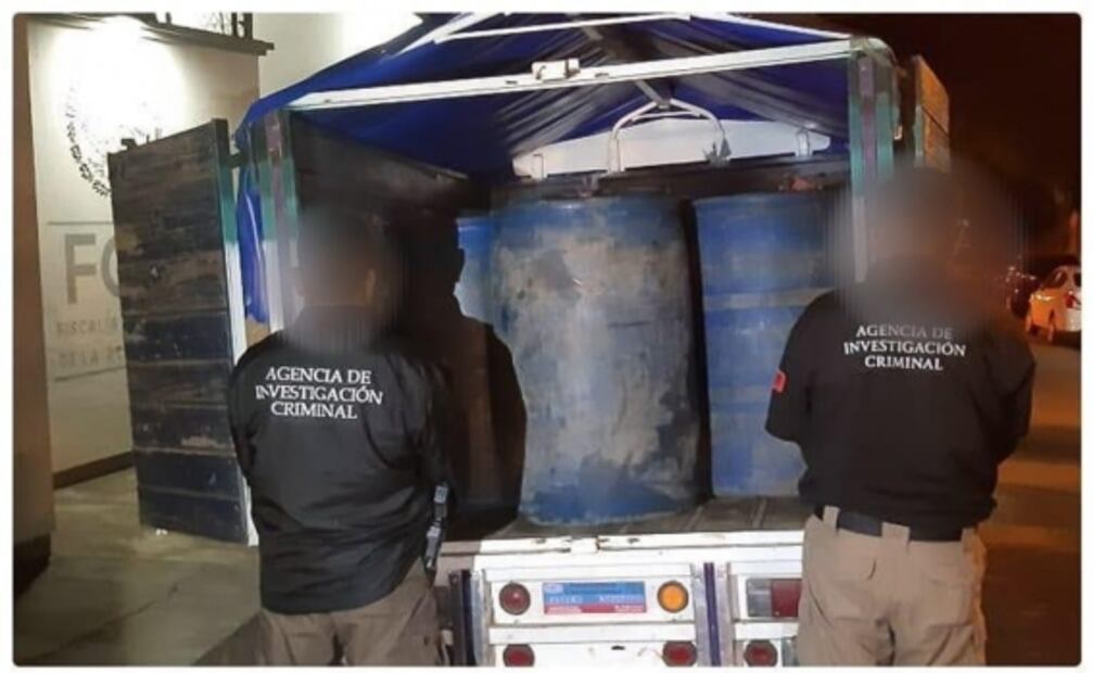 Detienen en Chiapas a hombre con 9 tambos de gasolina proveniente de Guatemala