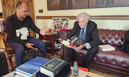 Diputado de Morena se reúne con titular de la OEA y critica "petición injerencista de Xóchitl Gálvez"