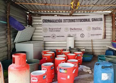 Semar neutraliza tres laboratorios clandestinos en Sinaloa; asegura 4 mil kilogramos de metanfetamina