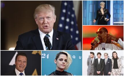 Los choques de Donald Trump con los famosos