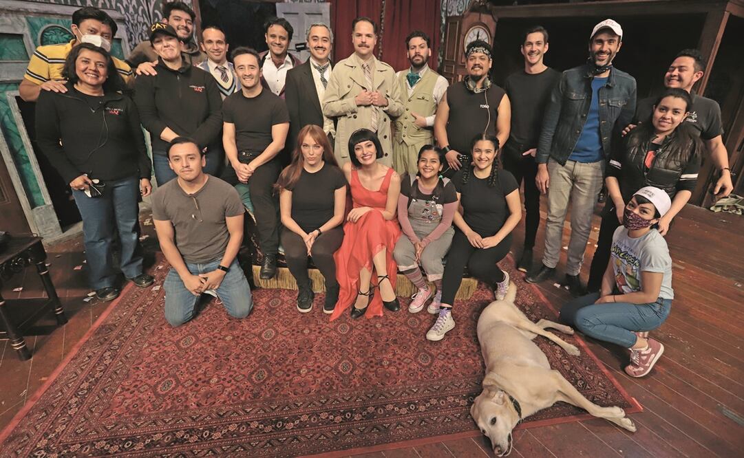 El elenco, que ha ensayado por varias semanas, regresa a escena esta noche en el Teatro de los Insurgentes. Foto: Berenice Fregoso/ EL UNIVERSAL.