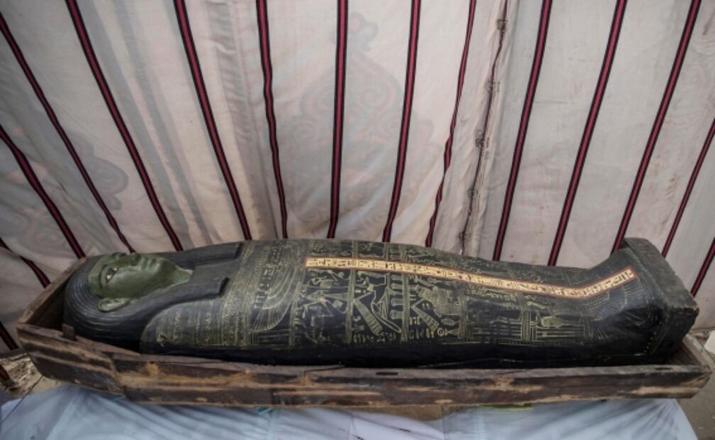 Egipto desvela "tesoros" de 3 mil años del sitio arqueológico de Saqqara