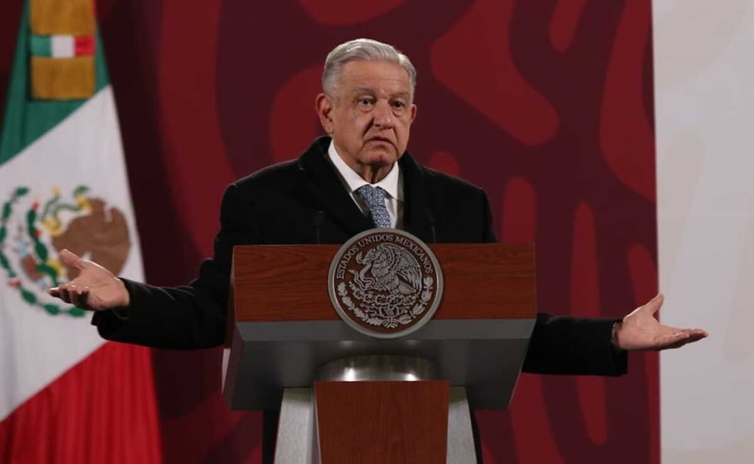 Conferencia de prensa mañanera del presidente López Obrador. Foto: Carlos Mejía / EL UNIVERSAL 