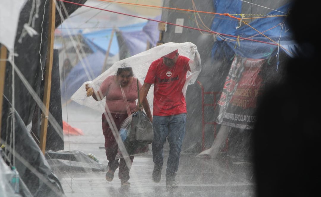 Fuerte lluvia en México. Foto Darío Luna  / El Universal
