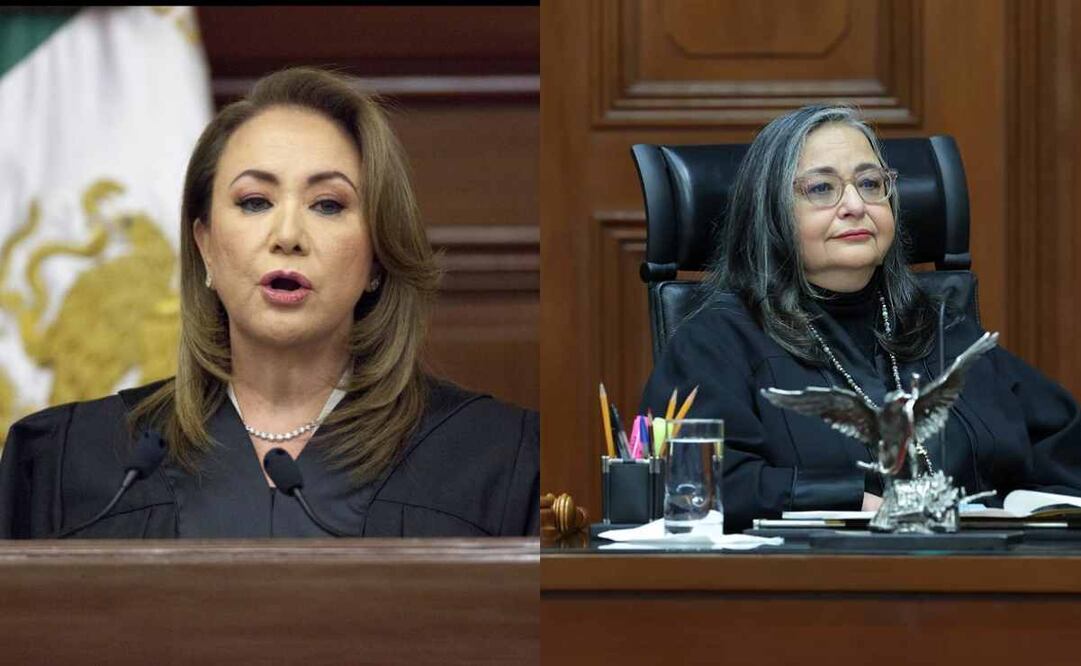 La ministra Yasmín Esquivel y la ministra presidenta de la SCJN Norma Piña. Foto: Especial