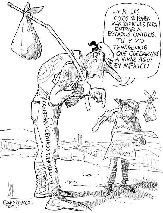 Migrante no hay camino...