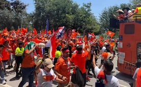 Aficionados de Países Bajos transforman Monterrey; así se vive el ambiente futbolero previo al partido