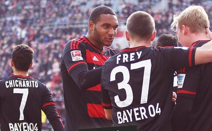 El gol se le niega a "Ch7", pero Bayer gana al Hamburgo 