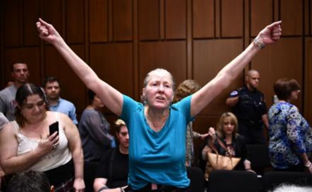 Protestan durante audiencias de Kavanaugh, nominado a la Corte Suprema de EU