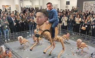 De perro robótico con rostro de Musk a obra creada en 5 mil días: así son los trabajos del artista del momento, Beeple