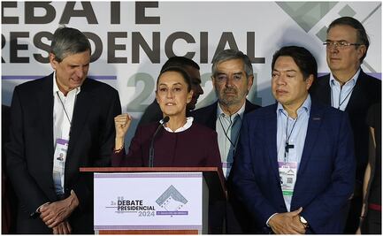 "Nuevamente vamos a ganar": Claudia Sheinbaum a su llegada al segundo debate presidencial 