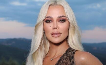 Khloé Kardashian y su espectacular vestido metalizado con abertura
