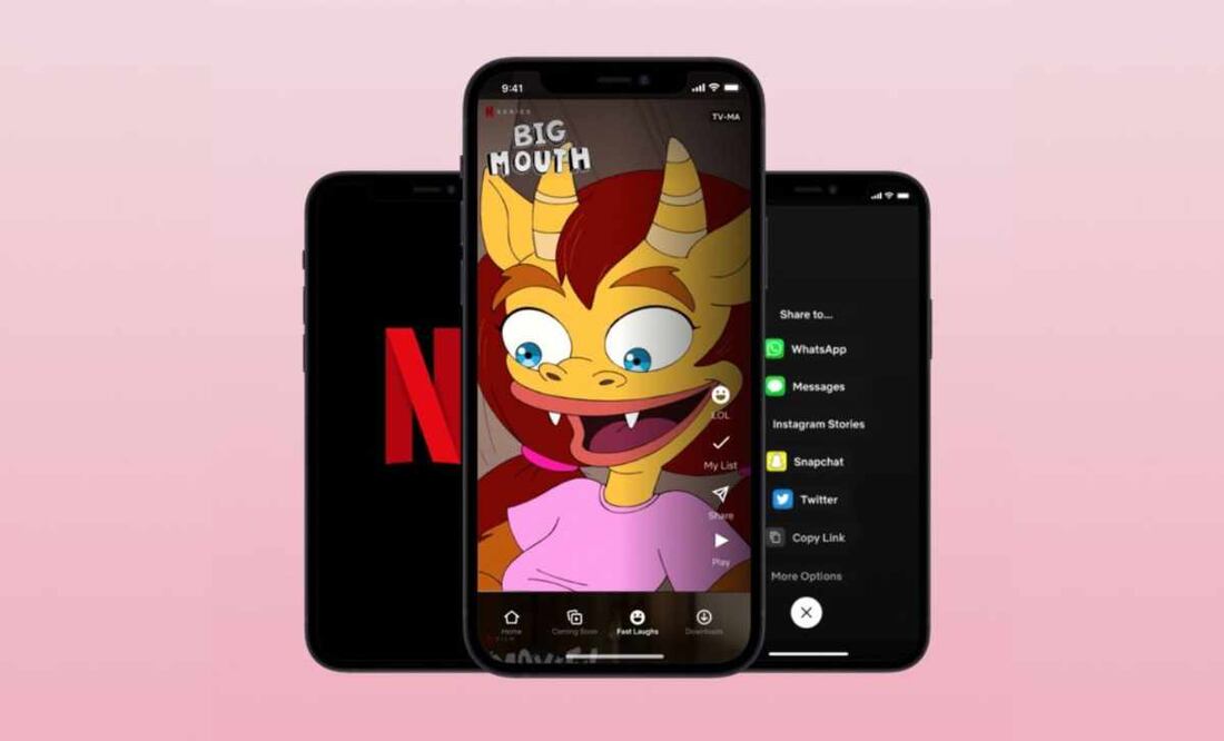 Fast Laughs de Netflix, al puro estilo de TikTok, llega a las smart TVs