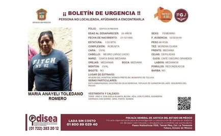 Mujer desaparece en hospital de Edomex antes de dar a luz