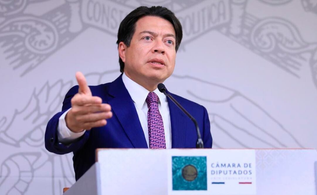 El presidente de la Jucopo, Mario Delgado. FOTO: Tomada de Twitter @mario_delgado