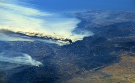 Los incendios en California vistos desde el espacio