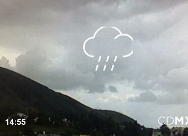 Se registra lluvia ligera en 7 delegaciones de CDMX