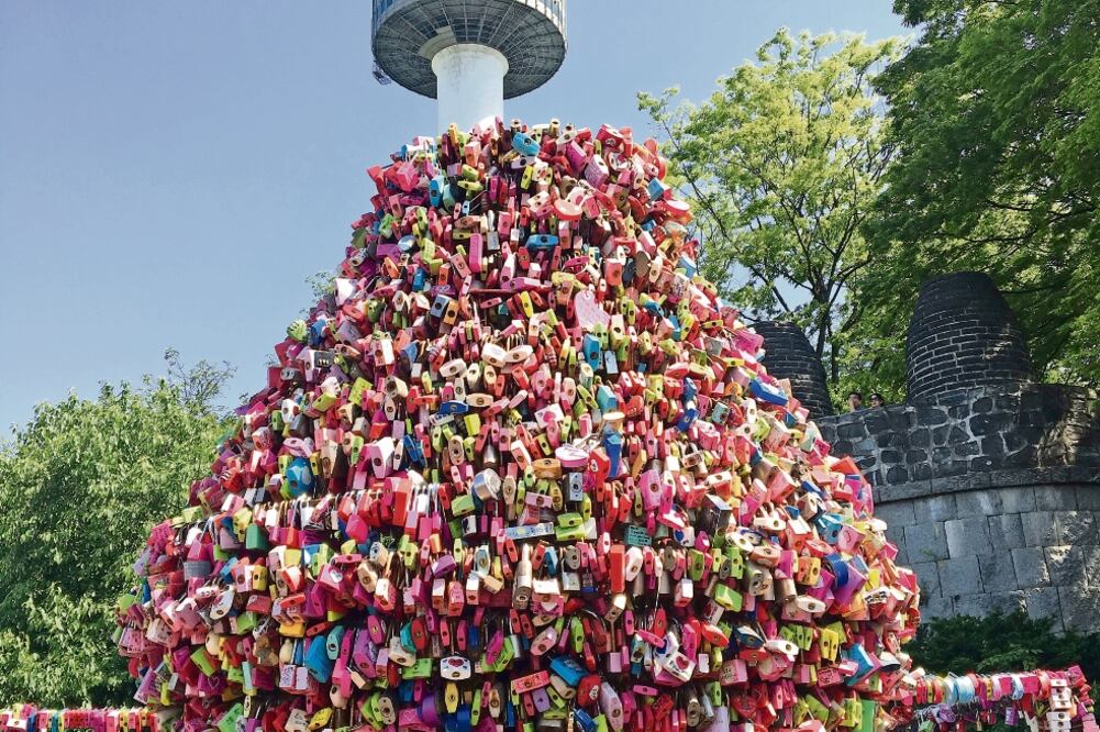 N Seoul Tower es uno de los escenarios favoritos de los dramas de televisión. (FOTO: JANET MÉRIDA EL UNIVERSAL)
