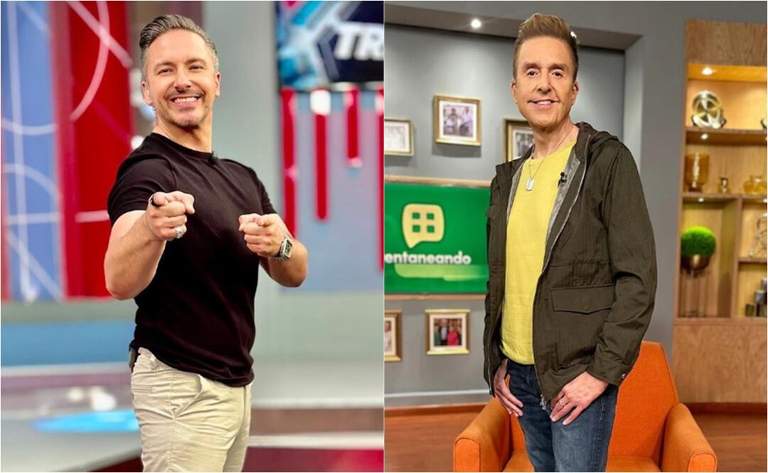 Hermanos Bisogno, Daniel y Axel, ambos conductores de TV Azteca.
Fotos: Instagram