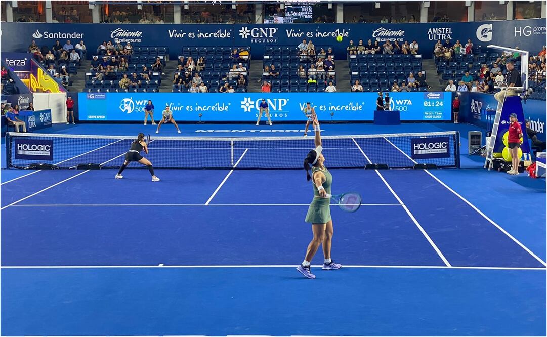 FOTO: Nicolás Schiller Solti / EL UNIVERSAL - Giuliana Olmos cayó en la final del Abierto GNP Seguros en Monterrey