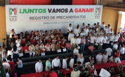 Se registran aspirantes del PRI al Senado y diputaciones en Yucatán