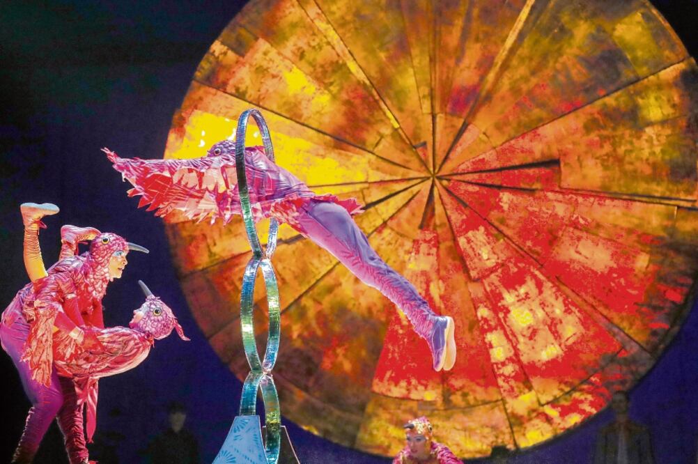 El espectáculo Luzia, creado por el Cirque du Soleil, se presentó en la Gran Carpa Santa Fe. (NADYA MURILLO. EL UNIVERSAL)