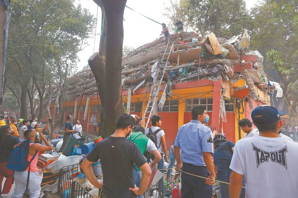 El pasado 19 de septiembre de 2017 colapsó el edificio 1C, parte del multifamiliar Tlalpan, donde fallecieron nueve personas. ARCHIVO EL UNIVERSAL