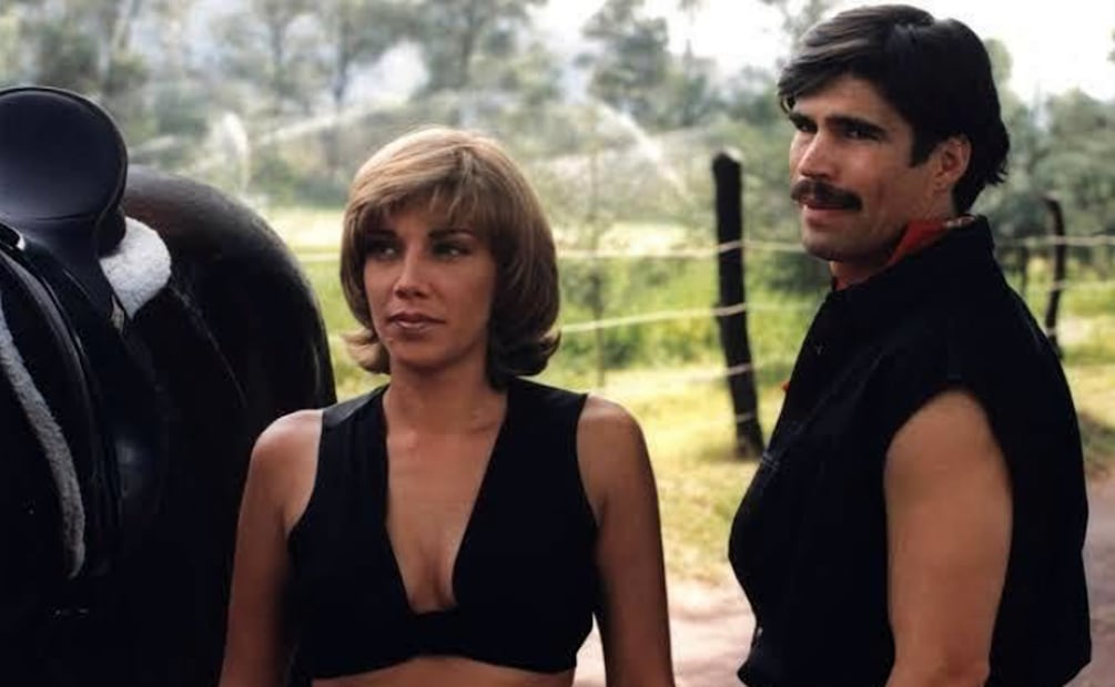 Cynthia Klitbo y Alberto Estrella en la telenovela "Alguna vez tendremos alas".