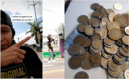 Viral: Joven muestra cuánto dinero gana en un semáforo haciendo dominadas 
